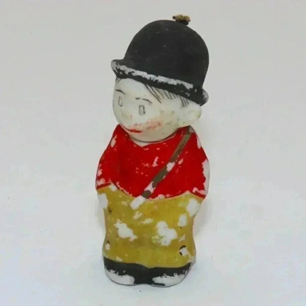 Vintage KAYO COMIC BOOK CHARACTER BISQUE NODDER FIGURINE DOLL HERTWIG